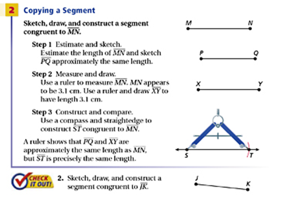1 2: Measuring and Constructing Segments TheMath